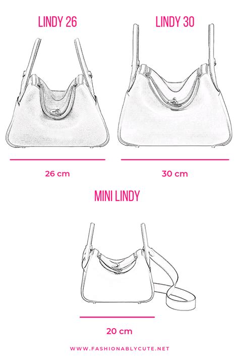 hermes lindy bag sizes.